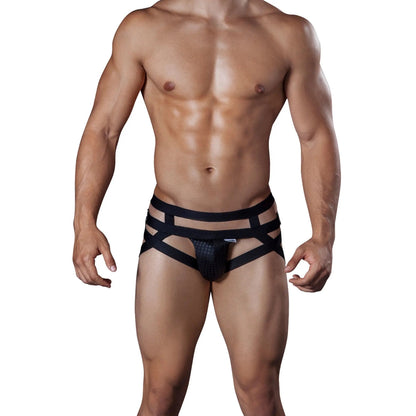 Afterdark Men's Harness Jock - Noir