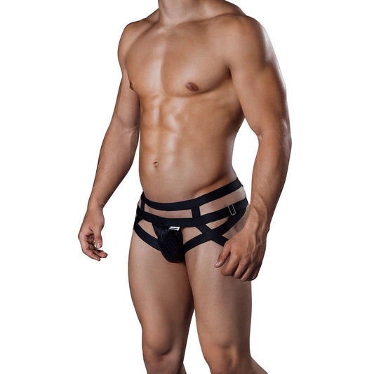 Afterdark Men's Harness Jock - Noir