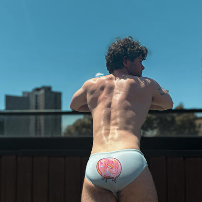 Men's Swim Brief – Donut - Mint Green